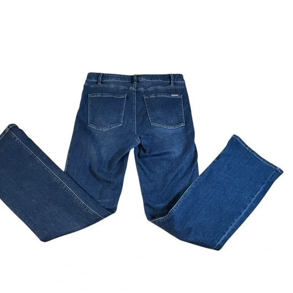 White House Black Market Women's Blue Boot Cut Jeans Sz 8 mid rise “The Boot” - Picture 6 of 9